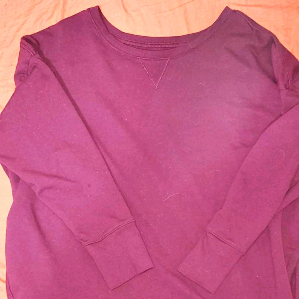Maroon Long Sleeve Shirt